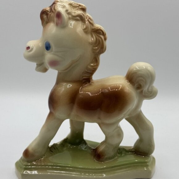 Vintage Kitsch 1950's "Frisky The Pony" Ceramic Figurine Rempel Enterprises USA - Picture 5 of 8